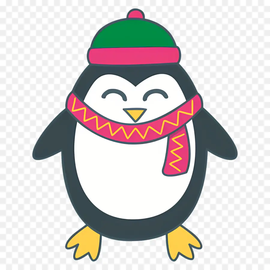 Pingouin De Noël，Pingouin Avec écharpe PNG