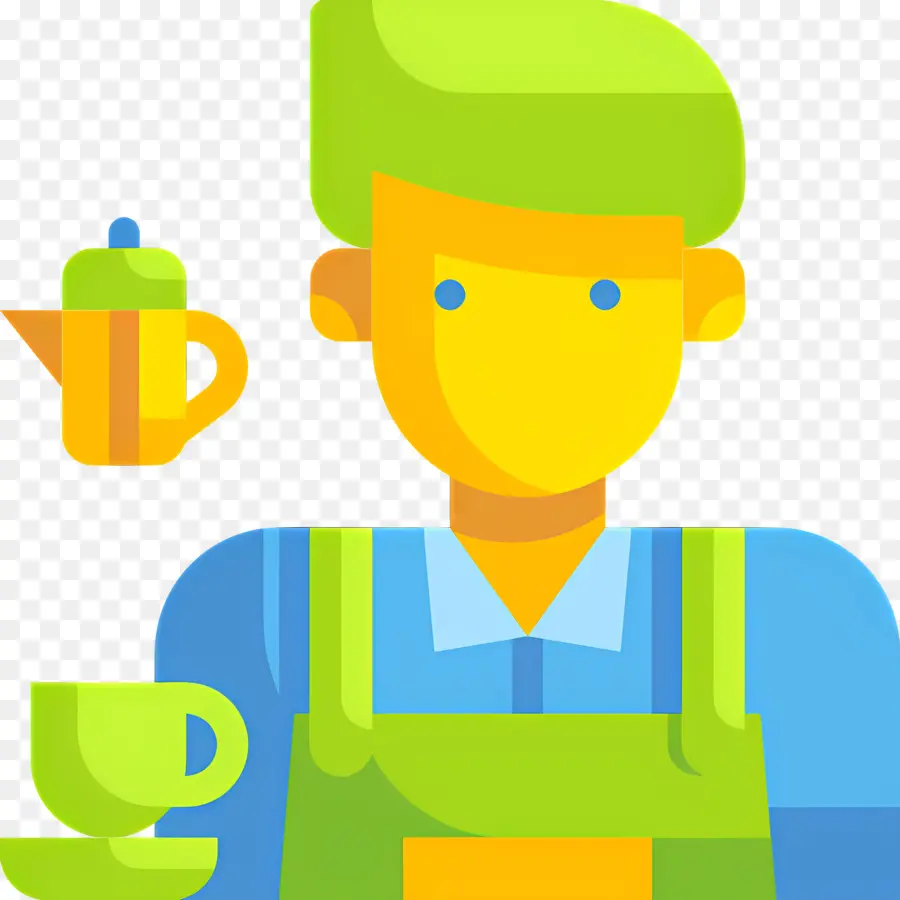 Barista，Théière PNG