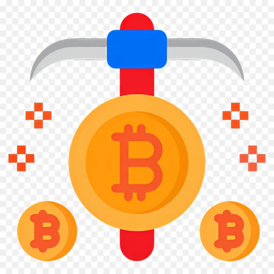 Mineur De Bitcoins，Extraction De Bitcoins PNG