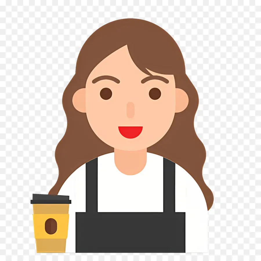 Barista，Barista Avec Café PNG