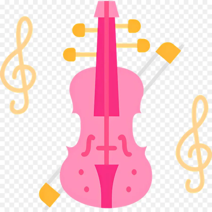 Violon，Violon Rose PNG