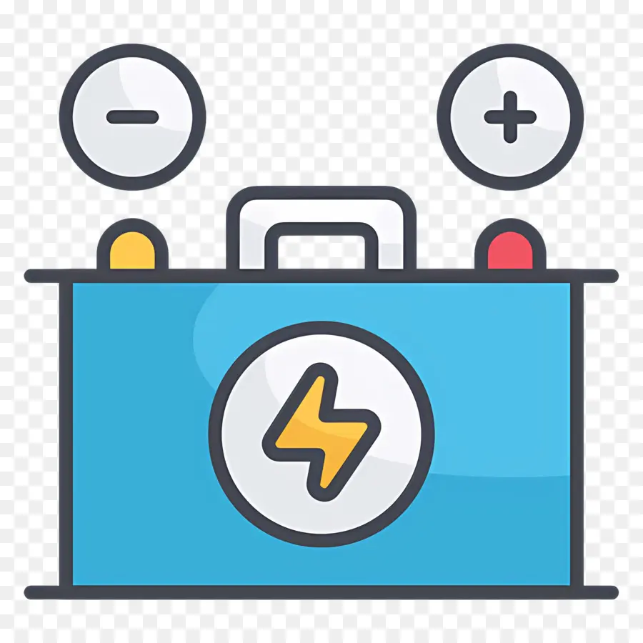 Stockage D'énergie Par Batterie，Batterie Avec Plus Et Moins PNG