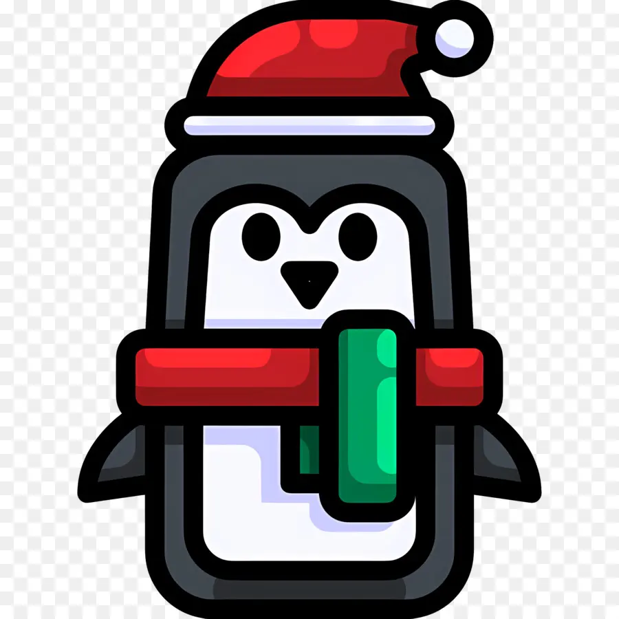 Pingouin De Noël，Pingouin Avec Bonnet De Noel PNG