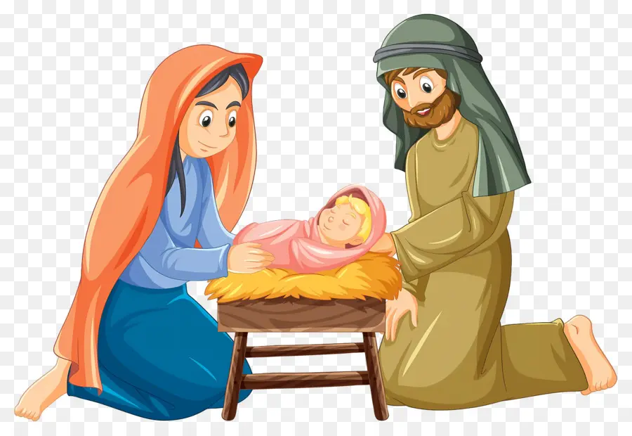 Crèche De Noël，Marie PNG