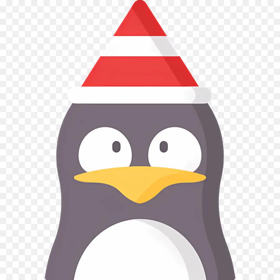 Pingouin De Noël，Pingouin Avec Chapeau PNG