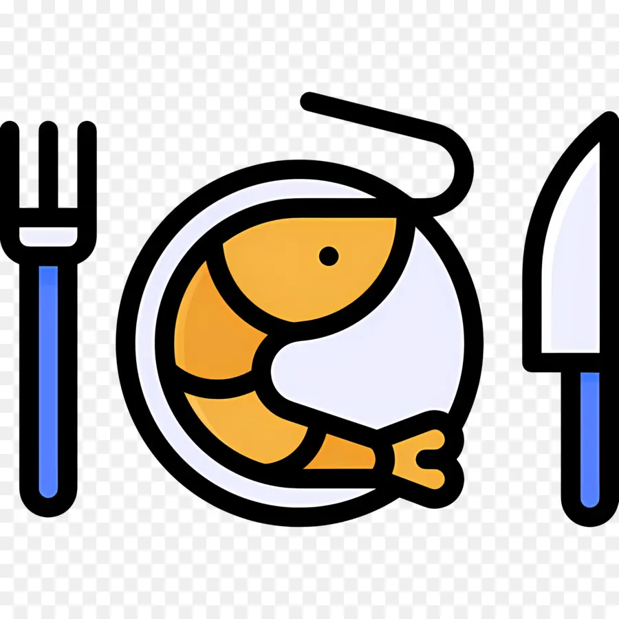 Assiette De Crevettes，Crevettes Sur Assiette PNG