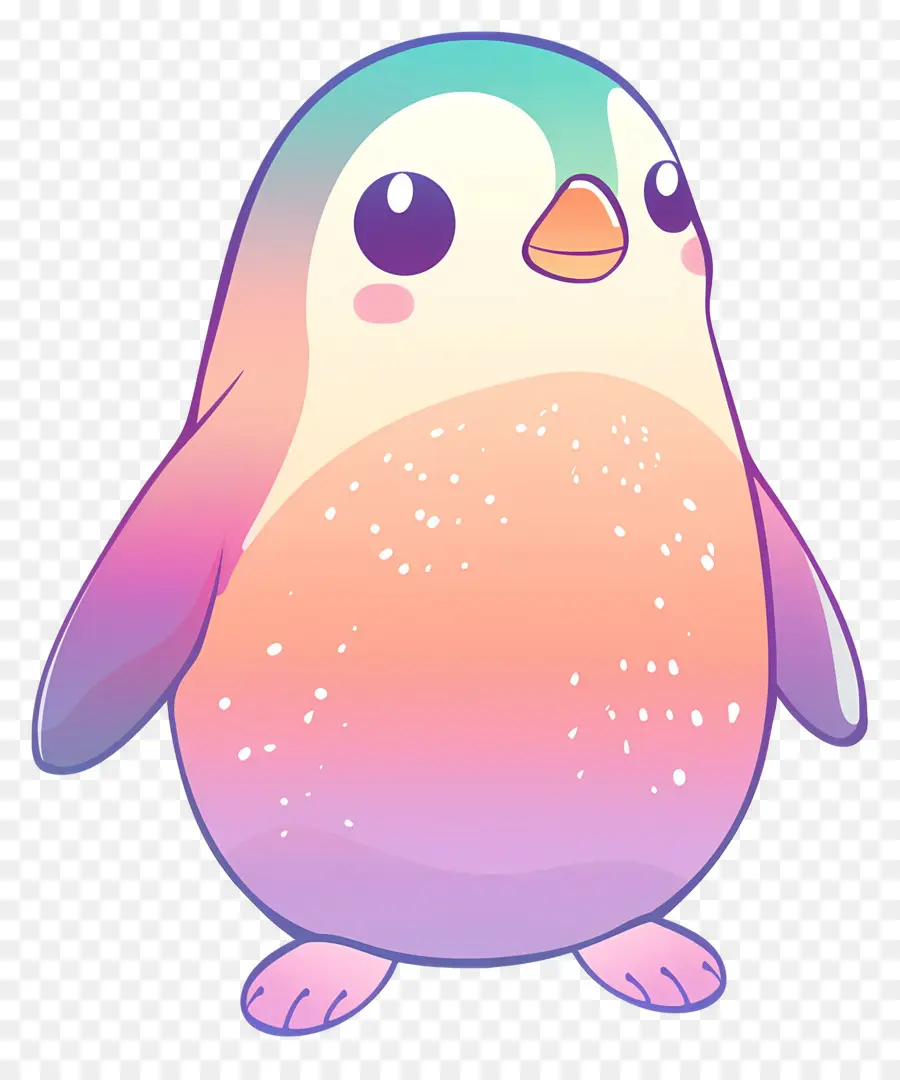 Pingouin De Noël，Pingouin Coloré PNG