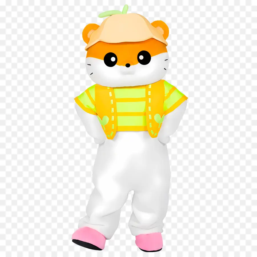 Corocorokuririn，Hamster Orange PNG