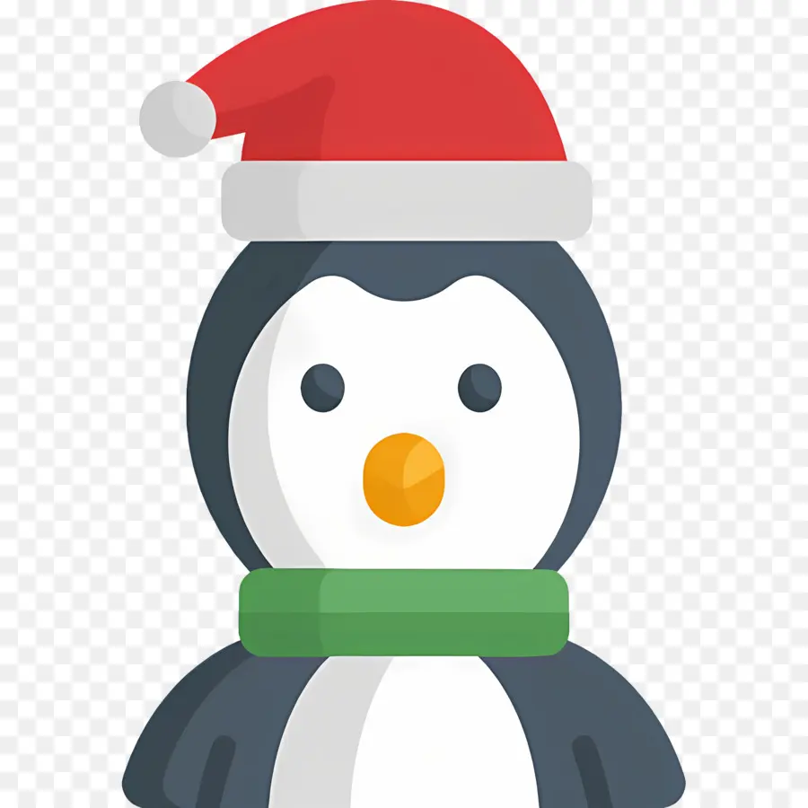 Pingouin De Noël，Pingouin Avec Bonnet De Noel PNG