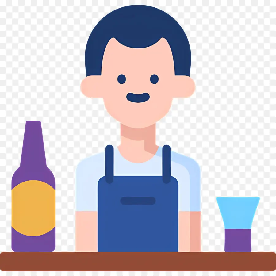 Barman，Bouteille PNG