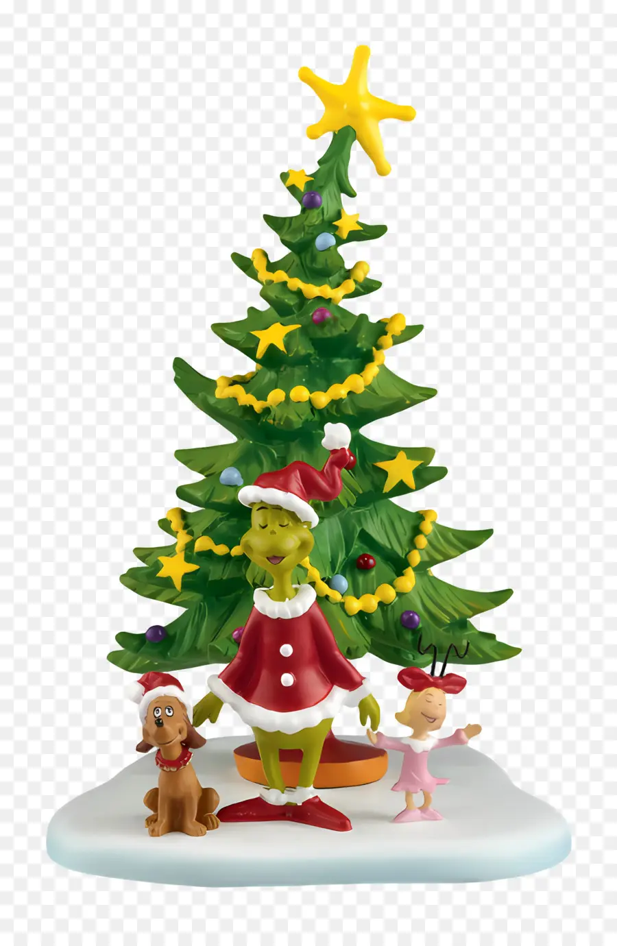 Grincheux，Sapin De Noël Avec Personnages PNG