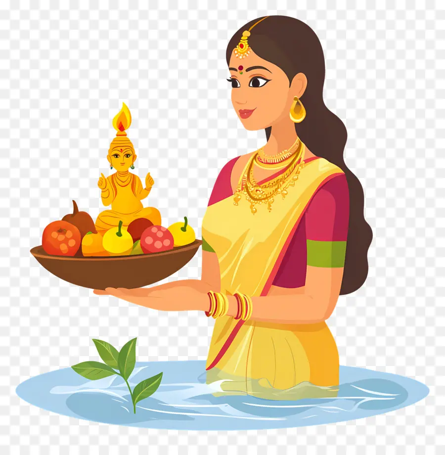 Chhath Puja，Femme Indienne PNG