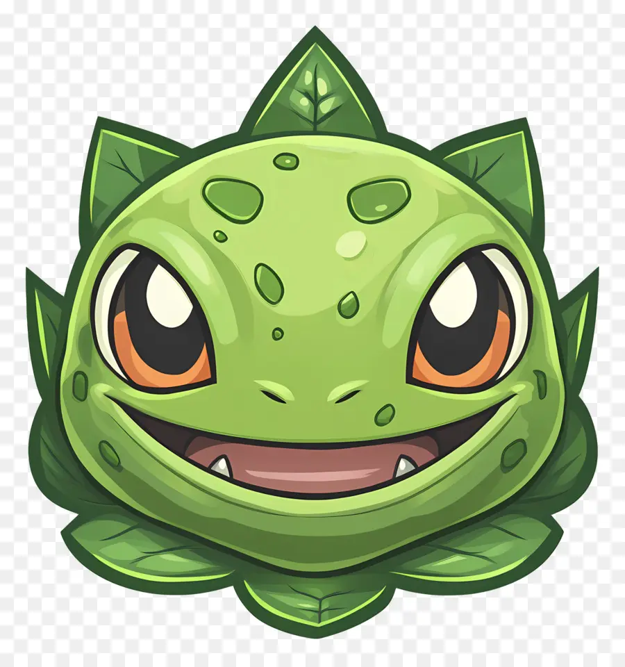 Bulbizarre，Reptile De Dessin Animé Vert PNG