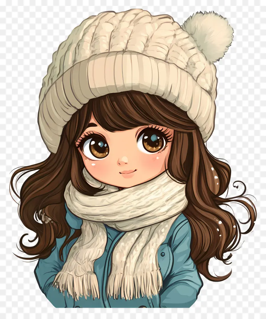 Fille D'hiver，Personnage Chibi PNG