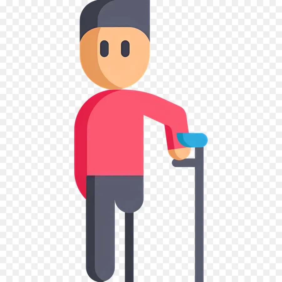 Handicap，Personne Avec Une Canne PNG