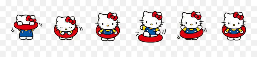 Bonjour Kitty，Hello Kitty Avec Hula Hoop PNG