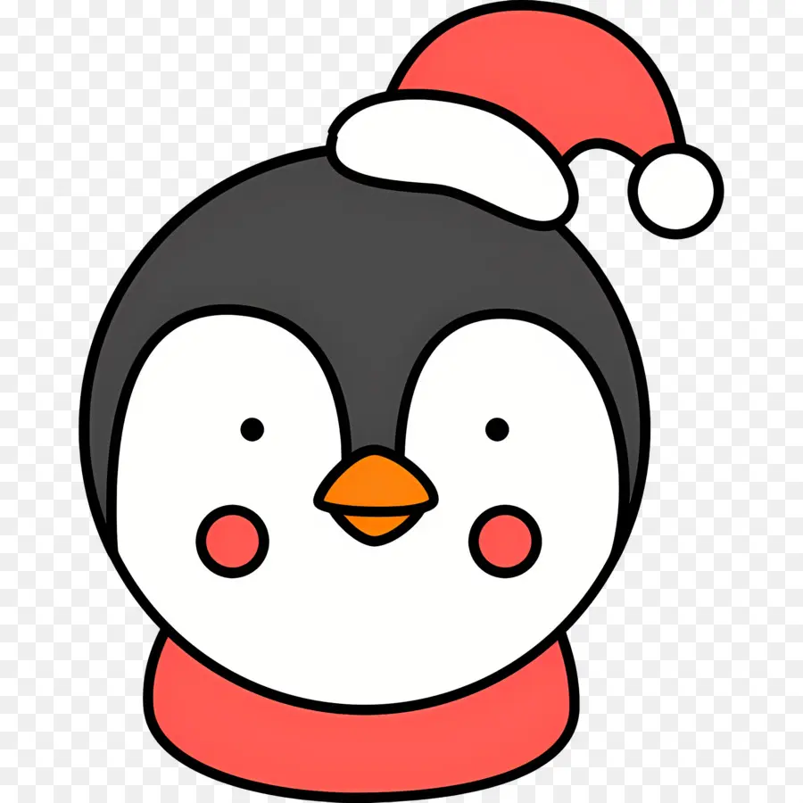 Pingouin De Noël，Pingouin Avec Bonnet De Noel PNG