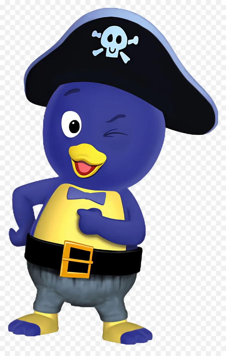 Les Mélodilous，Pingouin Pirate PNG