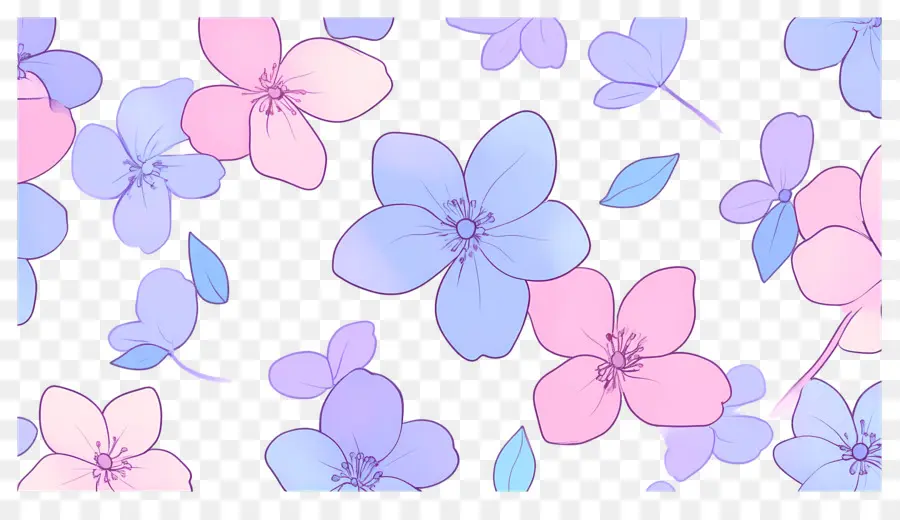 Fond De Fleurs，Fleurs Colorées PNG