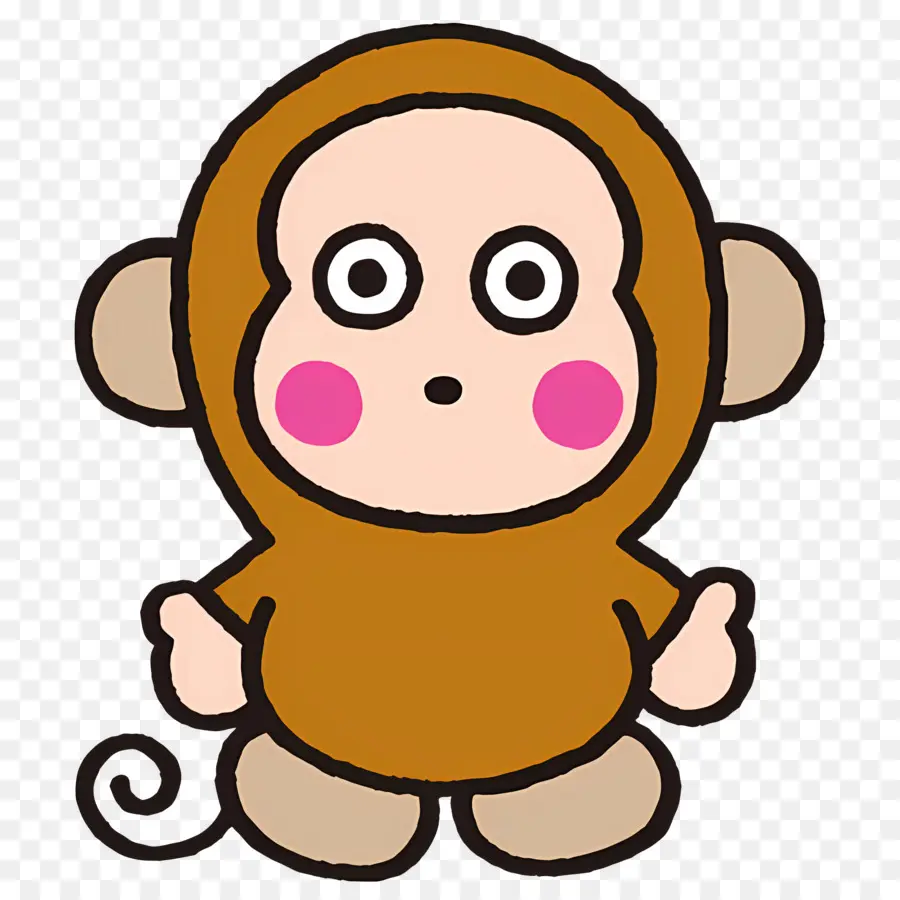 Monkichi，Déguisement De Singe PNG