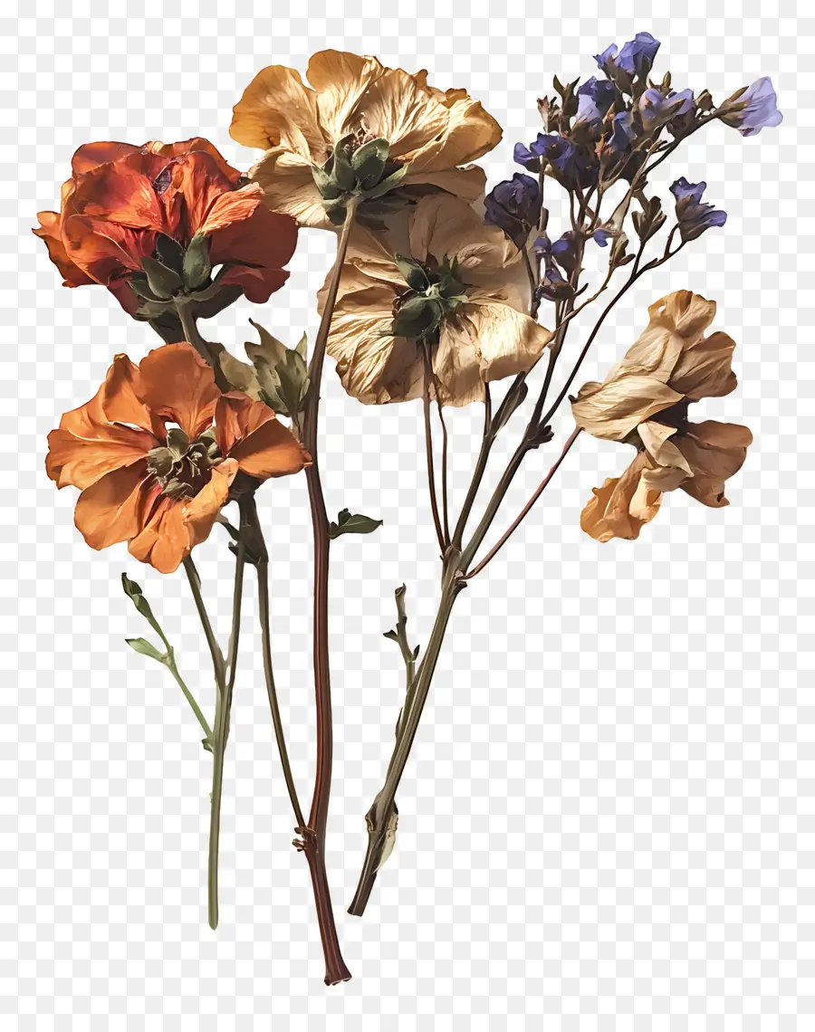 Art Des Fleurs Séchées，Fleurs Séchées PNG