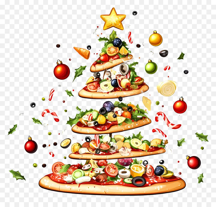 Ingrédients De La Pizza，Arbre à Pizza PNG