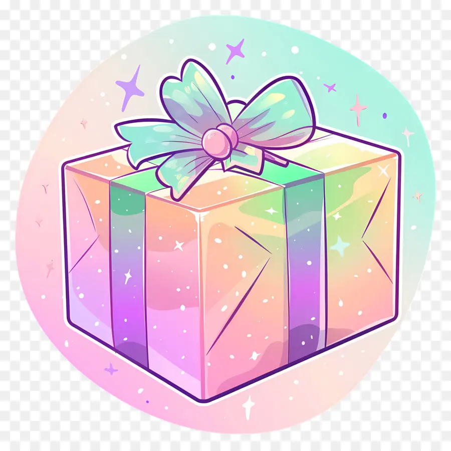 Cadeau De Noël，Coffret Cadeau Coloré PNG