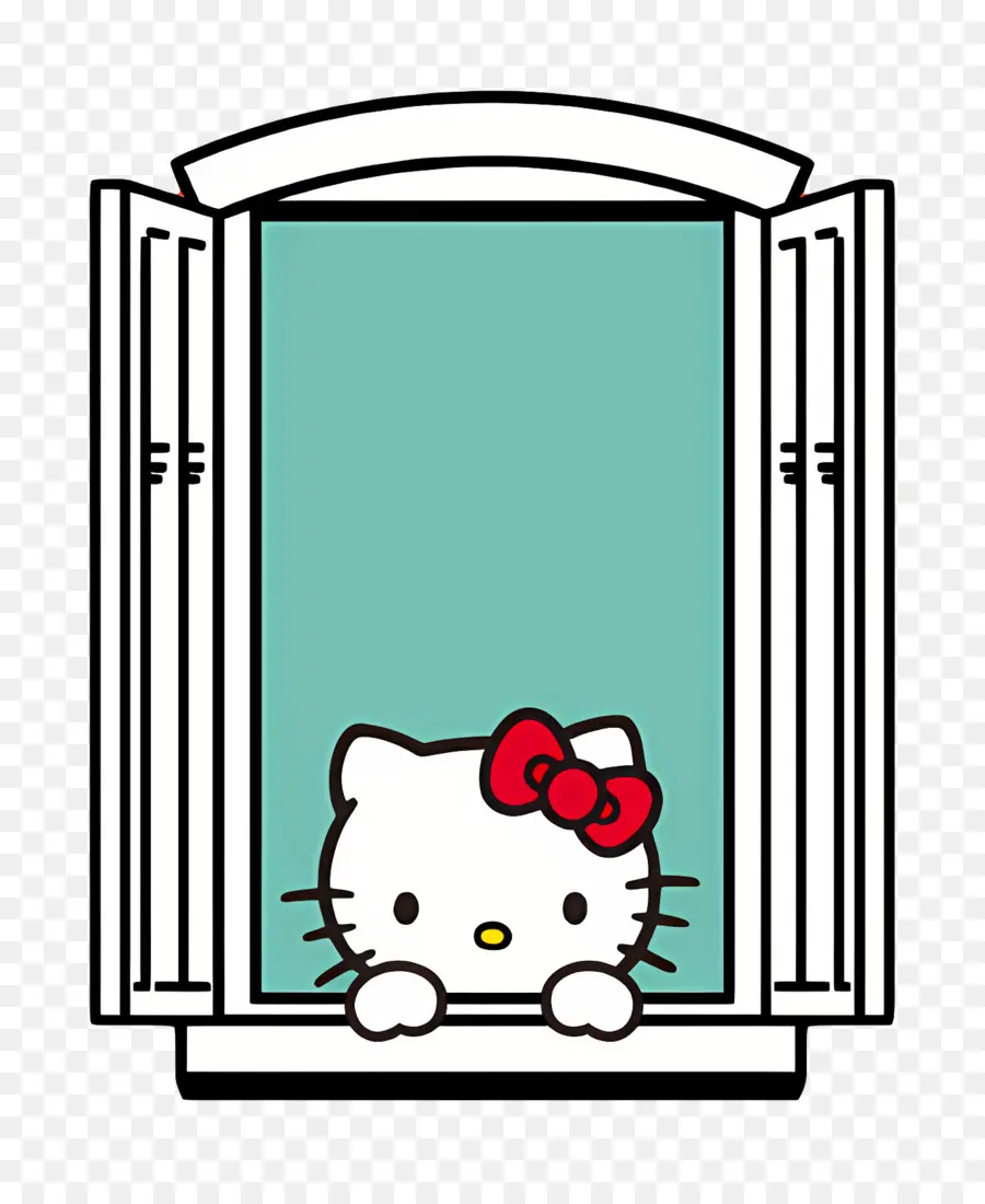 Bonjour Kitty，Chat De Dessin Animé PNG