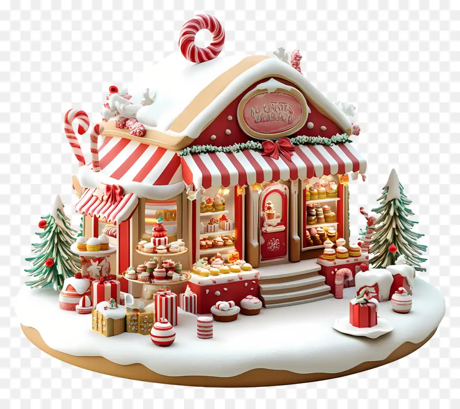 Noël，Maison En Pain D'épice PNG