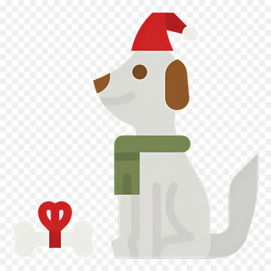 Chien De Noël，Chien Avec Bonnet De Noel PNG