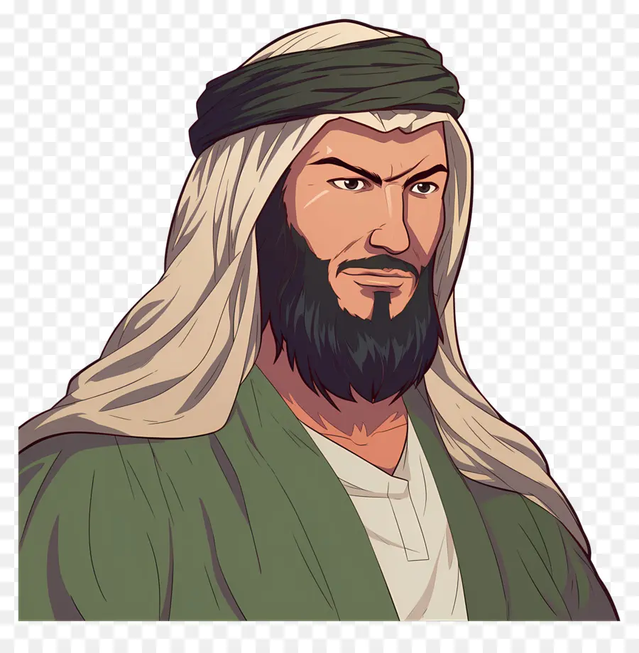 Homme Arabe，Barbu PNG