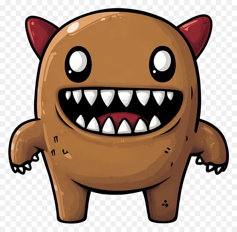 Domo Kun，Monstre Marron PNG