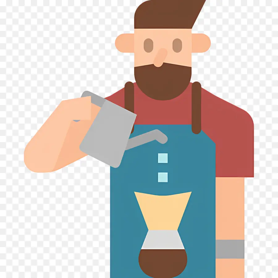 Barista，Café PNG