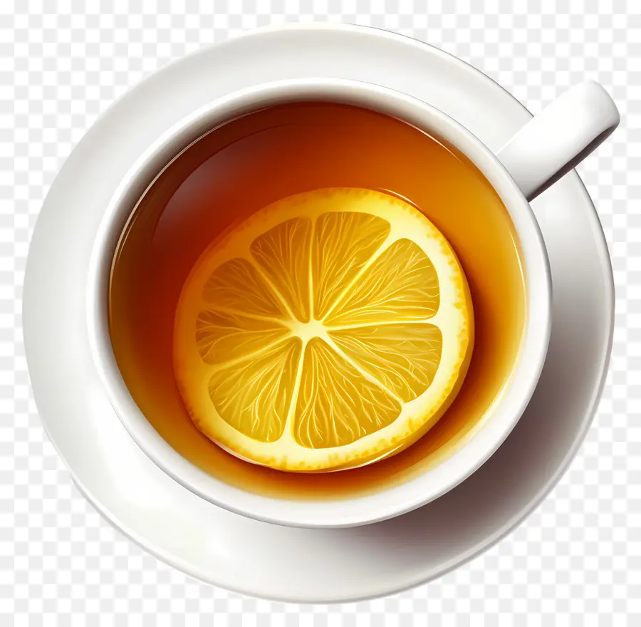 Thé Au Citron，Tasse De Thé Au Citron PNG