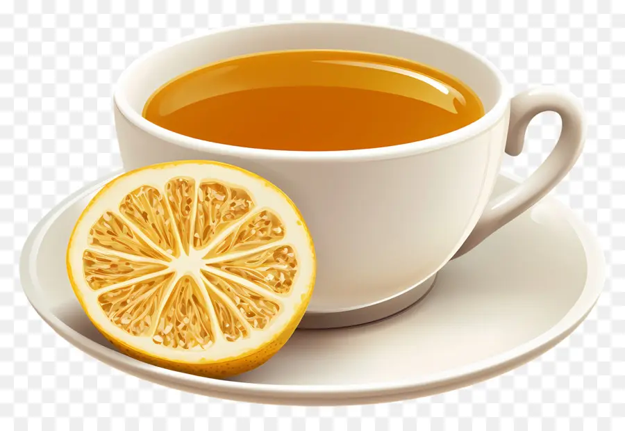 Thé Au Citron，Tasse De Thé Au Citron PNG