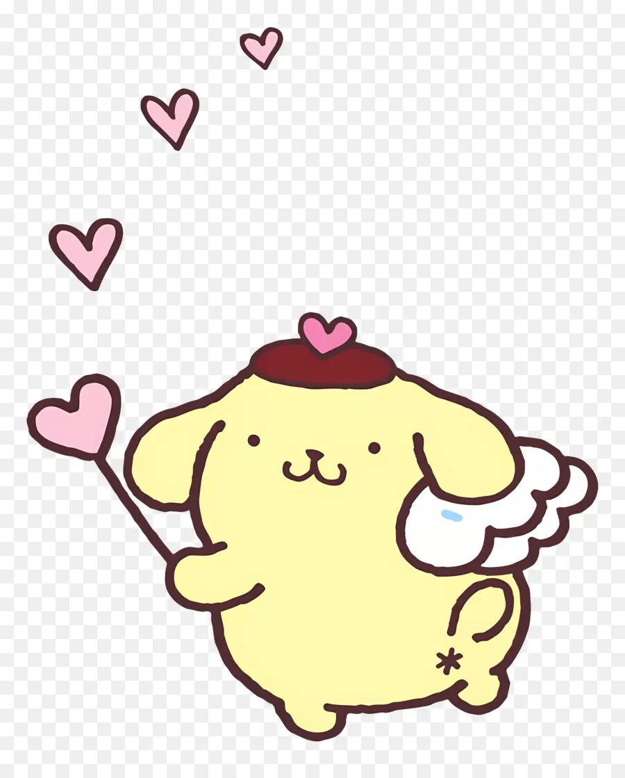 Pompompurin，Chien Ange Mignon PNG