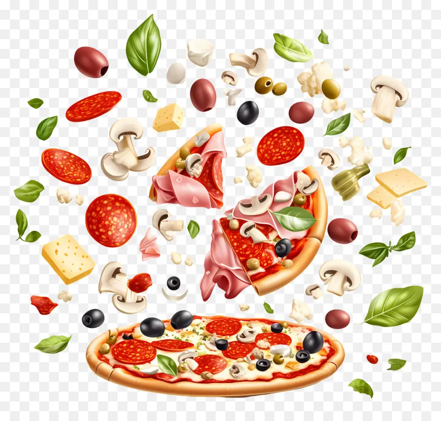 Ingrédients De La Pizza，Fromage PNG