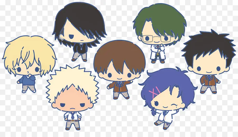 Sanrio Danshi，Personnages Chibi PNG