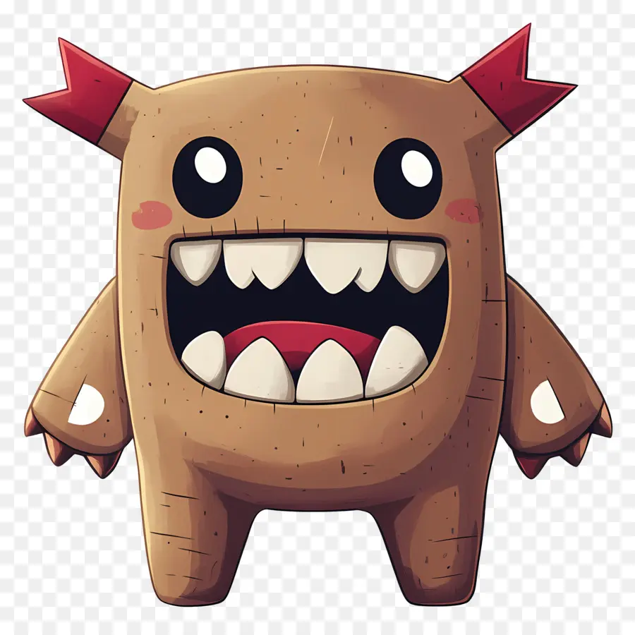 Domo Kun，Monstre De Dessin Animé PNG