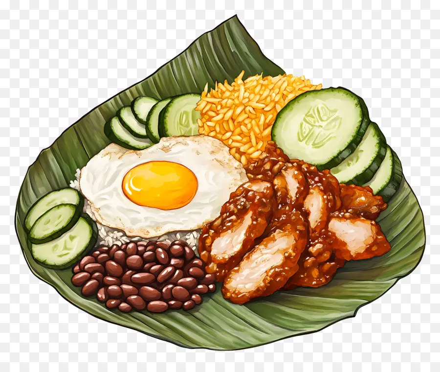 Nasi Gros，Nasi Lemak PNG