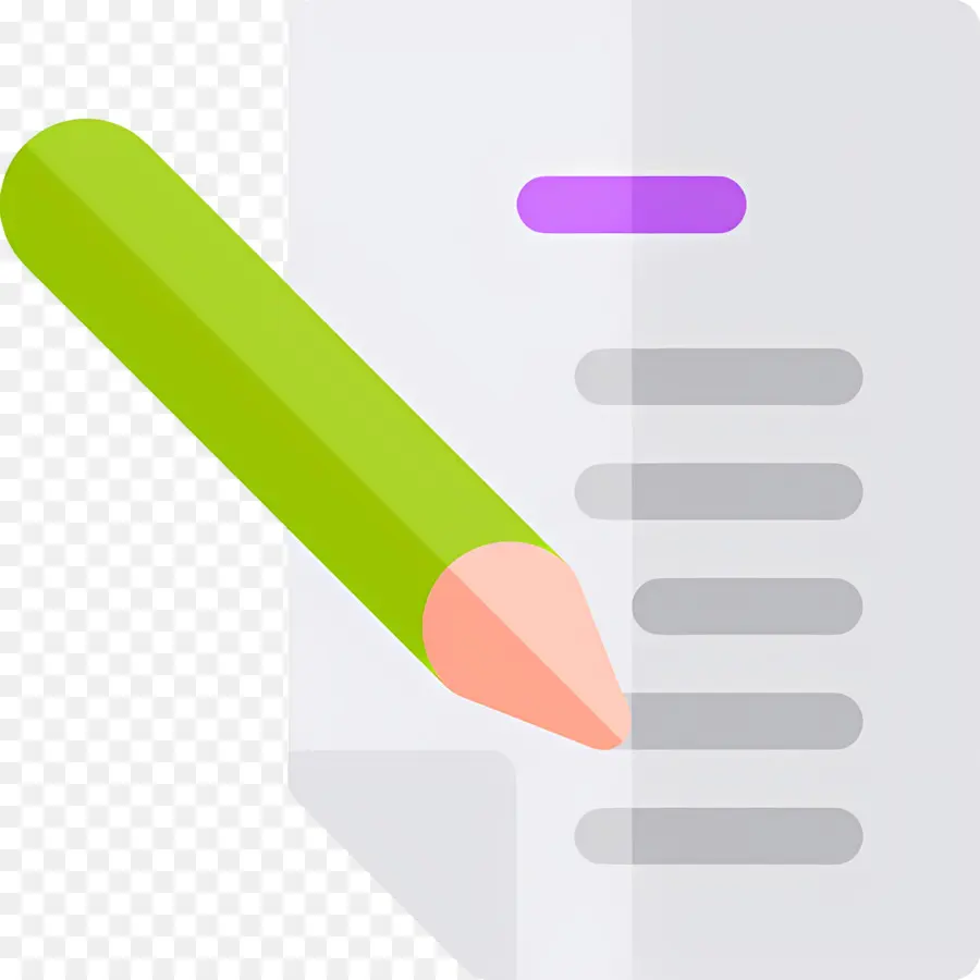 Rédaction De Lettres，Papier Et Crayon PNG