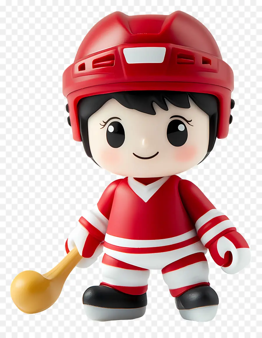 Garçon De Hockey，Joueur De Hockey De Dessin Animé PNG