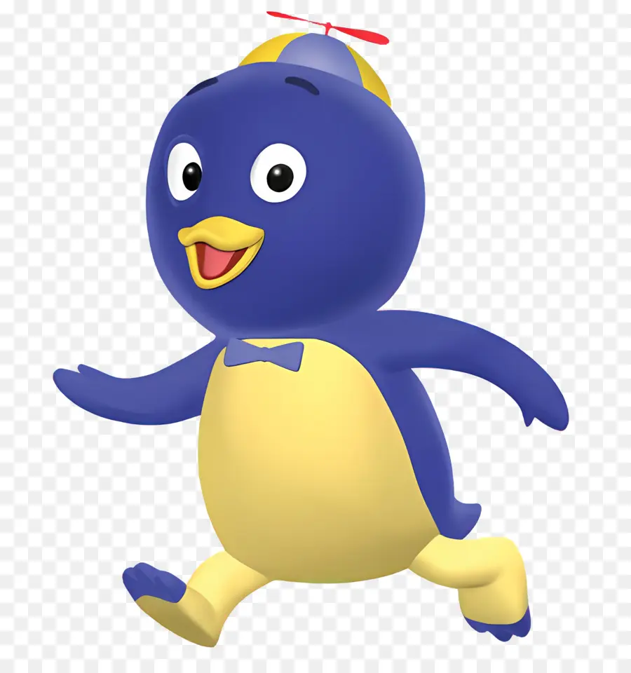 Les Mélodilous，Pingouin Bleu PNG