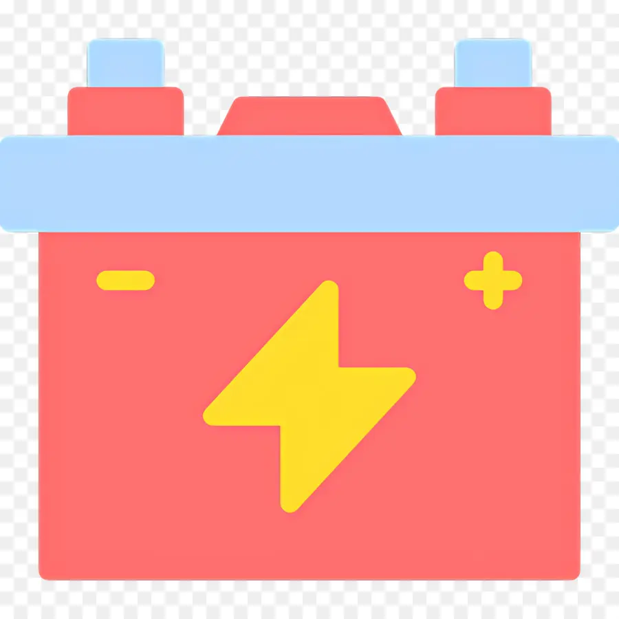 Stockage D'énergie Par Batterie，Batterie Rouge PNG