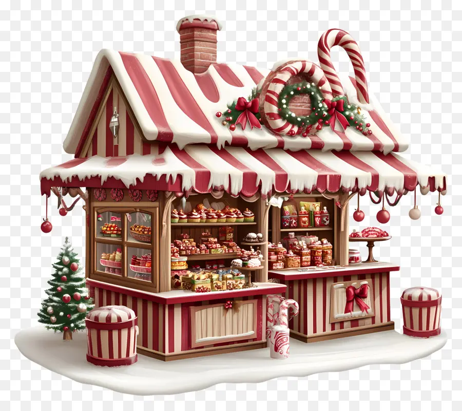 Noël，Maison En Pain D'épice PNG