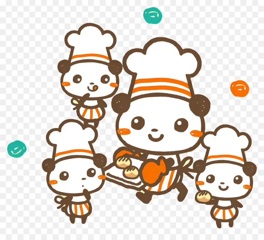 Chocopanda，Chefs Pandas PNG