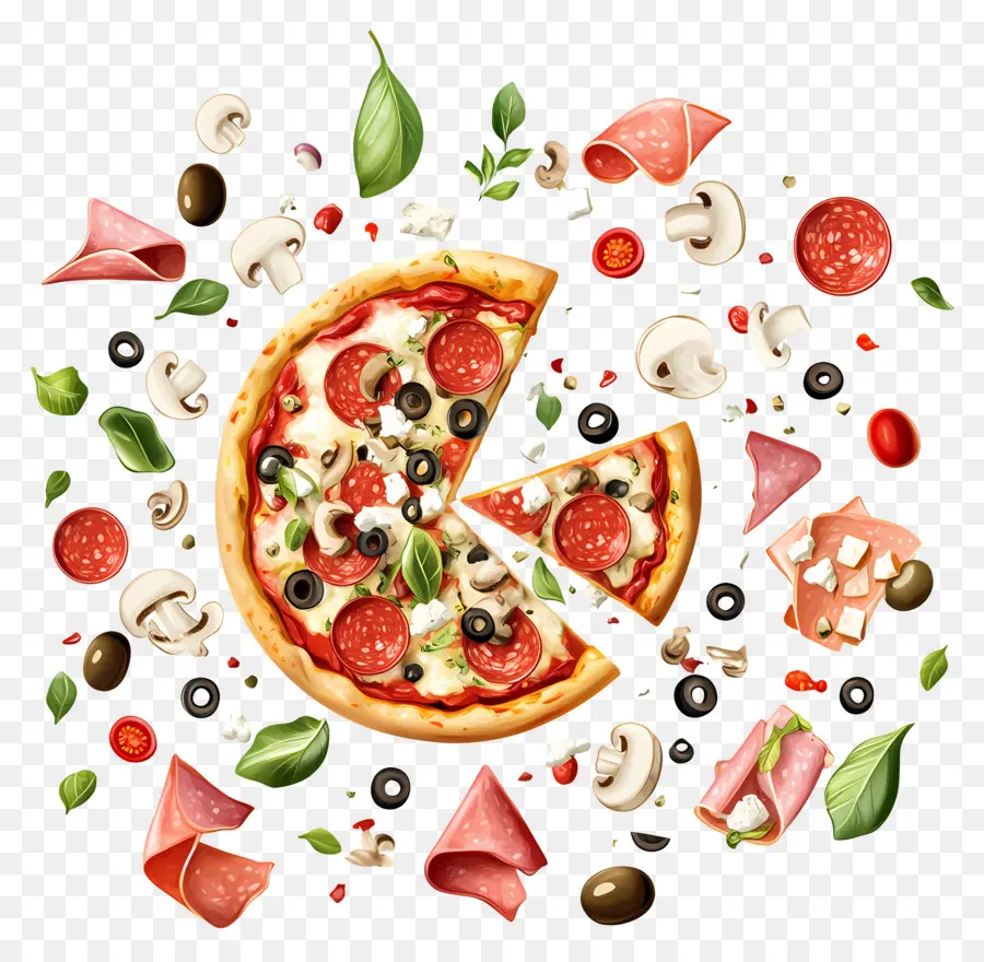 Ingrédients De La Pizza，Fromage PNG