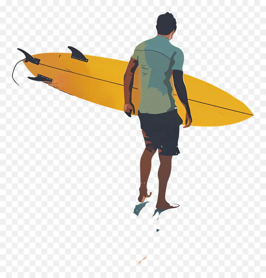 Surfeur，Surfeur Avec Planche PNG