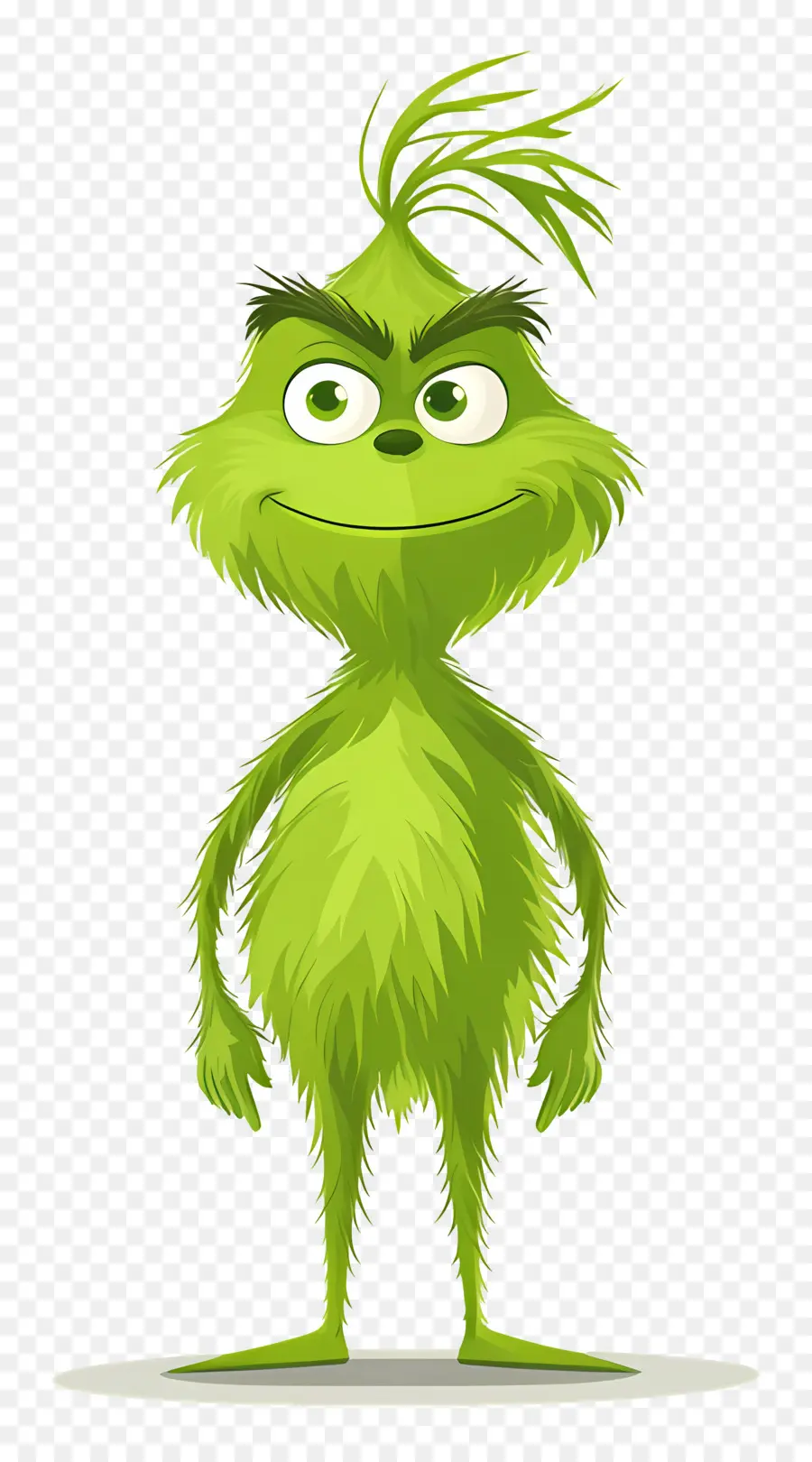 Grincheux De Dessin Animé，Caractère Vert PNG