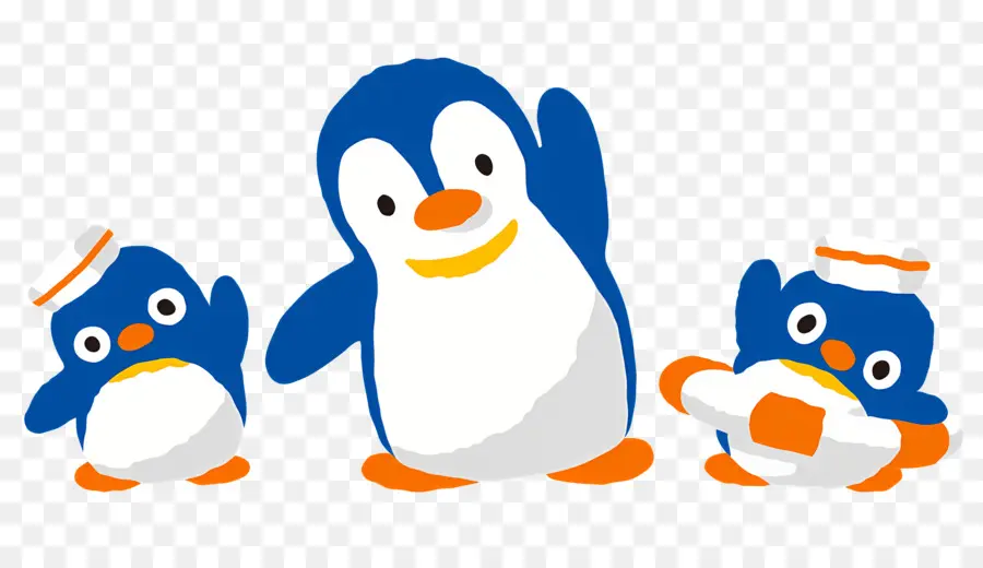 Pique Nique Polaire，Pingouins Bleus PNG